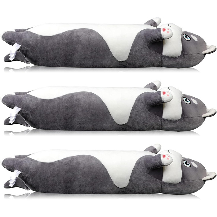 М'яка іграшка-подушка Хаскі, 80 см: плюшевий пес, подушка для сну, іграшка для дитини, декор кімнати