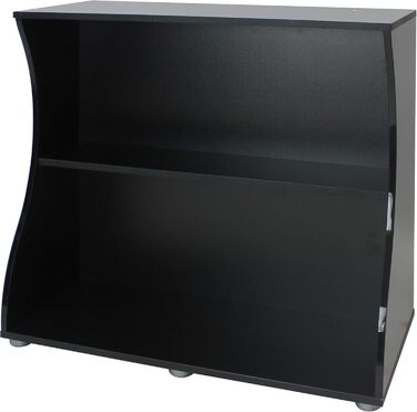 Тумба для акваріума Fluval Flex 123L, відкрита, чорна
