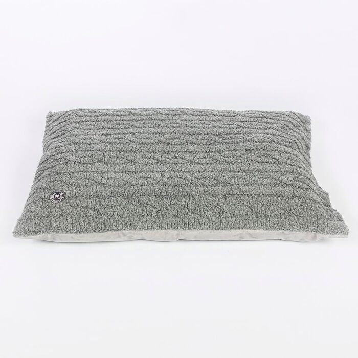 Плед для собак і цуценят Danish Design Bobble, олов'яно-сірий, машинне прання, в'язка косами, розмір M
