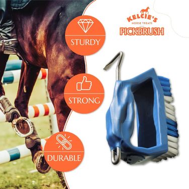 Щітка для чищення копит коней Kelcie's Pick Brush, інструмент для догляду