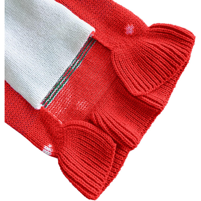 Пуловер для собак CHBORCHICEN, класичний в'язаний пуловер з коміром-стійкою, зимовий, теплий, для цуценят, милий пуловер з малюнком 'Полуниця' та 'Серце', червоний, розмір M