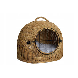 Будиночок для кота Wiklinowe Cuda, коричневий, круглий, 50 см x 40 см x 41 см