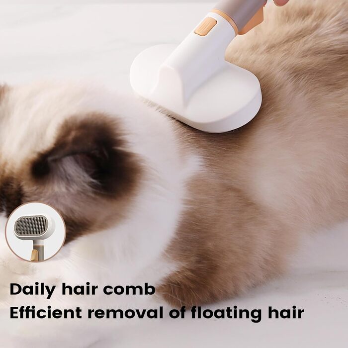 Щітка для собак від випадання шерсті | Антиковзка щітка для грумінгу | Для короткої та довгої шерсті, масаж, купання, прибирання