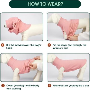 Теплий пуховик для собак Kuoser, флісова жилетка для собак східного типу, для середніх собак (M, Рожевий)