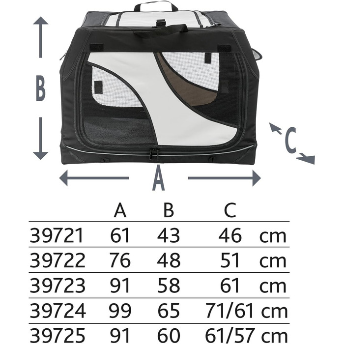 Мобільний вольєр Trixie Vario 50 для собак, 99×65×71/61 см