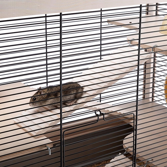 Дерев'яна клітка для гризунів FERPLAST HAMSTERVILLE, 60x34x49 см