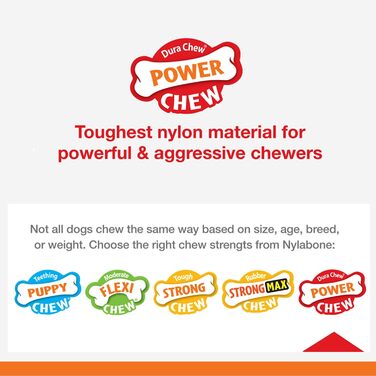 Nylabone Extreme іграшка-кістка для собак, для агресивних та сильних жуваків, зі смаком курки, для дуже великих собак понад 23 кг