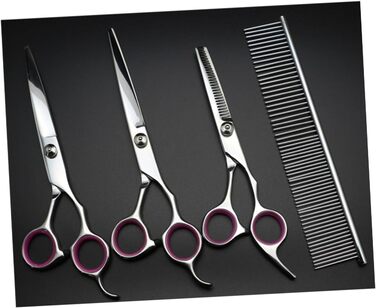 Набір для грумінгу собак та котів INOOMP: ножиці, гребінець, тканина для догляду за шерстю