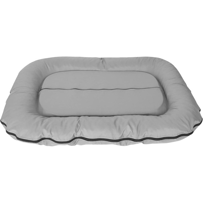 Ортопедичне собаче ліжко для відпочинку на вулиці Luna: 70x55 см, 60°C, Vicochaum, для маленьких собак (M, Сірий)