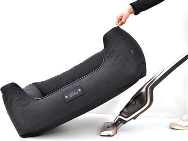 Ортопедичне собаче ліжко Lebon Carl Plus 100x75x30 см з підстилкою - Deluxe, Made in EU