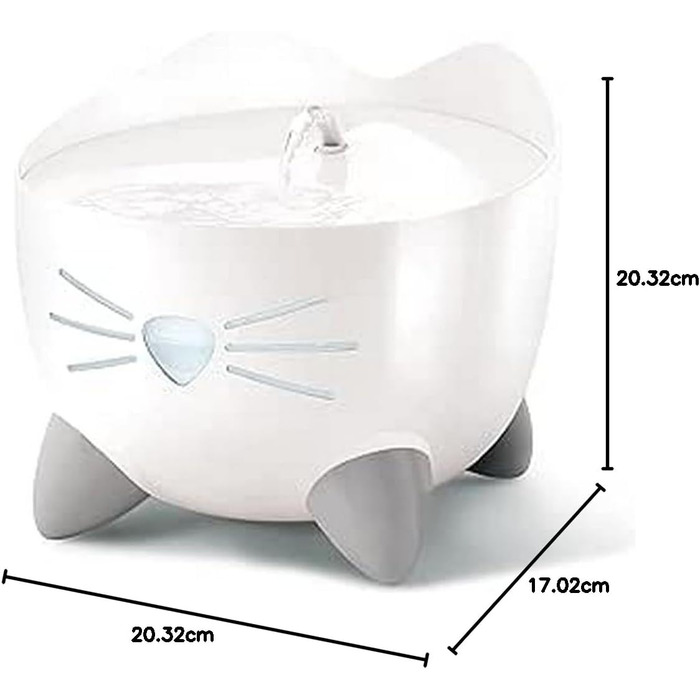 Питний фонтан для котів Catit Pixi, 2,5 л, білий