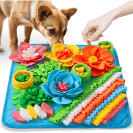 Килимок для собак Tierglück Schnüffelteppich: тренувальний килимок для повільного годування, іграшка-розвиток для собак та котів, для цуценят та середніх порід