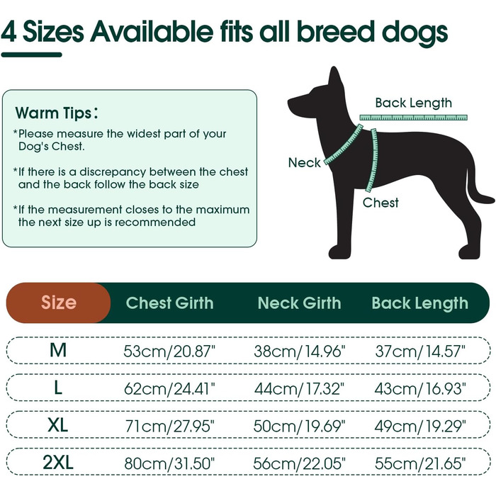 Комбінезон для собак після операції, для великих собак, камуфляж, XL (спинка 49 см, груди 71 см)