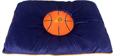 Лежак для собак Pets First NBA Phoenix Suns, баскетбольний, м'який плюшевий матрац-подушка