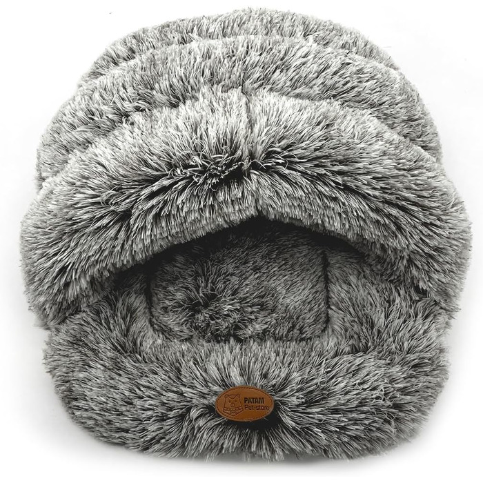 Лежанка для собак та котів Friends – ковзаюча поверхня, можна прати в машині – 60 x 50 см (Чорний)