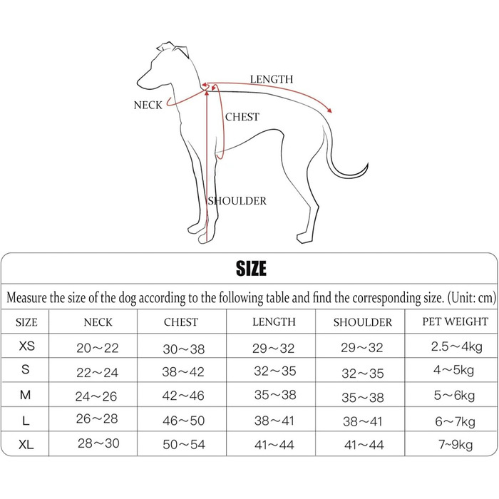 Флісовий теплий нашийник для собак з ніжками, пуловер для Італійських віндхундів, Whippet, Lurcher, Німецької доги, Pharaoh Hound, Bedlington Terrier (Колір: Сірий, Розмір: M) Medium Сірий