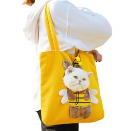 Сумка-переноска для собак Godpqiui у вигляді сумочки, мультяшна переноска для домашніх тварин - легка переноска для цуценят для прогулянок та подорожей | Для подорожей, походів, на відкритому повітрі, літака, кемпінгу, в приміщенні, взимку