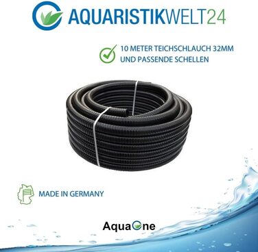 Комплект фільтрації AquaOne CPF-30000 з насосом для ставка до 60 000 л, UV-лампа, еко-насос 37-180 Вт, шланг