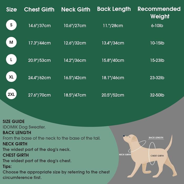 Святий Вечірній Пуловер для Собак IDOMIK: Сніговик та Собака, з Отвором для Поводка, Рожевий (X-Large, Зелений)