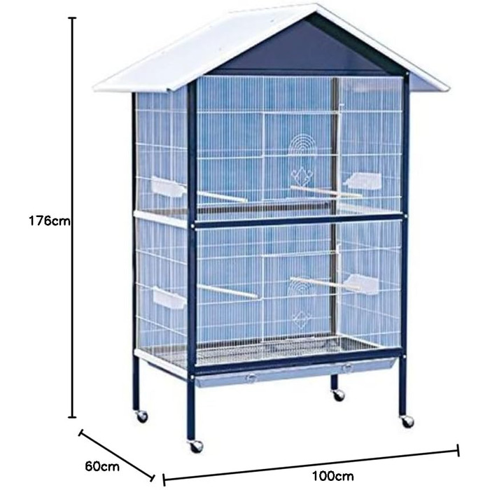 Будиночок для птахів Arquivet Sassari 100x60x176,5 см дерев'яний