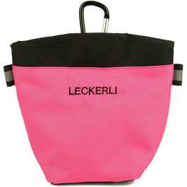 Сумка для корму та ласощів для собак з магнітним закриттям та відділенням для відходів, рожева версія