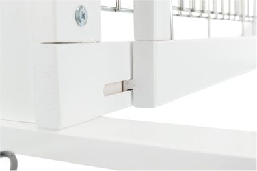 Ворота для собак TRIXIE регульовані, дерев'яні, 65–108 × 61 см, білі