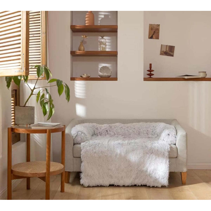 Ліжко для собак Danchen з заспокійливим бортиком, розкішне ліжко для тварин, софа для котів та собак, диван для домашніх улюбленців, захист меблів з антиковзною основою, можна прати, м'яке, тепле, розмір 90 x 80 x 13 см (3XL, світло-сірий)