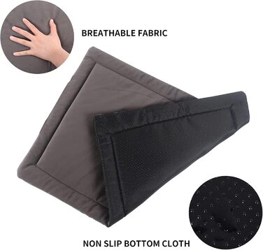 М'який килимок для собак та котів IEUUMLER: теплий, неслизький, легко миється (89x58 см, світло-коричневий)