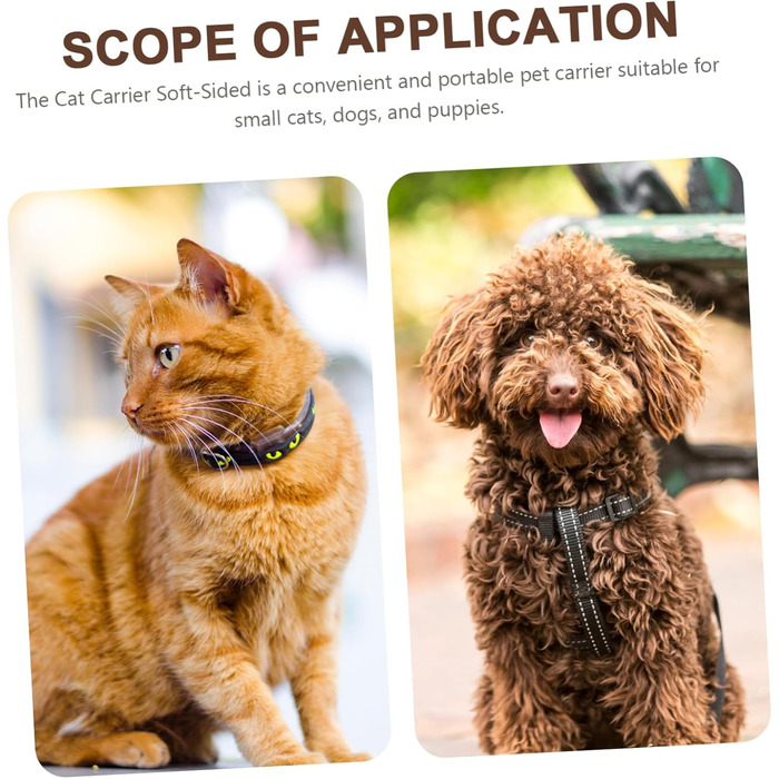 Транспортна сумка для котів Hemobllo: м'яка переноска для маленьких котів, кроликів та цуценят. Зручна та дихаюча переноска для подорожей