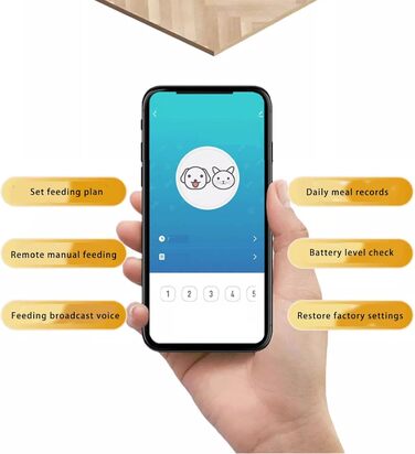 Автомат годування котів Ejoyous з 2 мисками, 3л, WiFi, програмування, запис голосу, керування через додаток