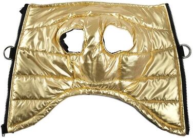 Водонепроникна вітрозахисна куртка для собак - тепла жилетка для хаскі, мопса, лабрадора, чихуахуа, французького бульдога - червона, розмір L