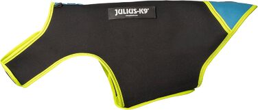Julius-K9 IDC неопреновий одяг для собак, розмір L, чорний/аквамарин