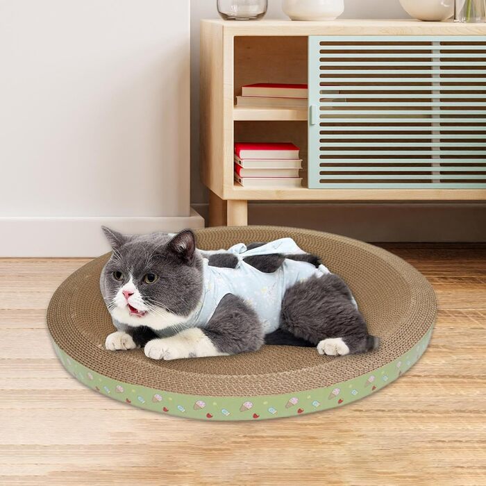 Кігтеточка-ліжко для котів з картону, 53 x 8.5 см