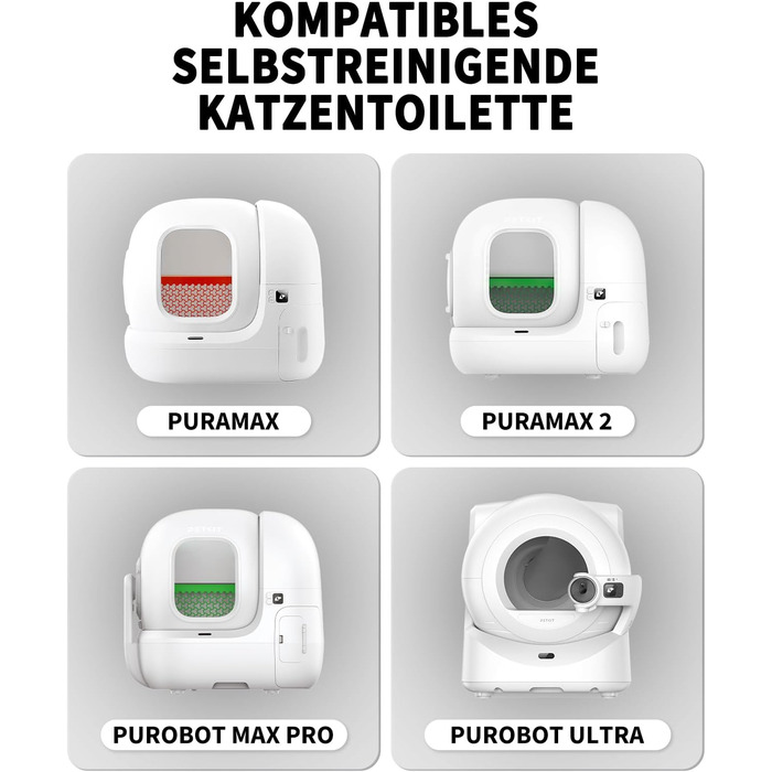 PETKIT Лоток-ступінь для автоматичного туалету для котів, 11 см, якісний пластик, збирає наповнювач з лап