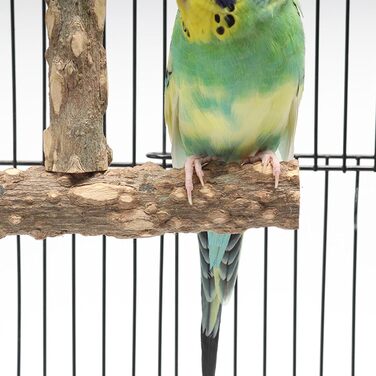 Набір з 9 дерев'яних перекладин Allazone для птахів, гойдалки для папуг, аксесуари для клітки (стиль 4)