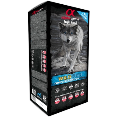 Повнораціонний вологий корм для собак Alpha Spirit WILD FISH (Дика риба), 9 кг
