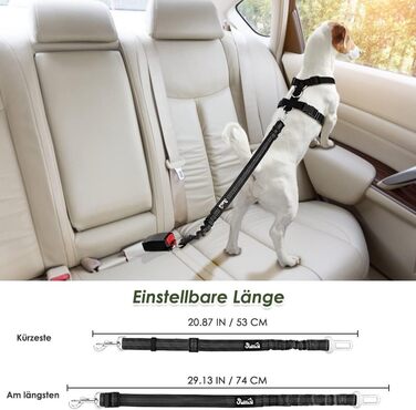 Шлейка для собак SlowTon з кріпленням для авто, чорна, XXS. Дихаюча шлейка з латексу для собак, підходить для спорту та повсякденного використання