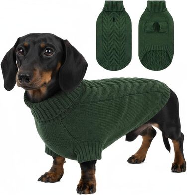 Теплий зимовий пуховик для собак великих порід ASENKU, водонепроникний, для Французького бульдога, Шнауцера, Мальтезе, Бішон Фрізе, Бостон Тер'єр, зелений (XS, зелений)