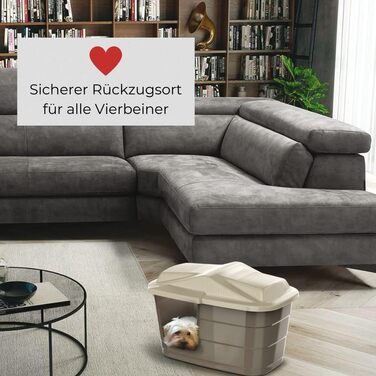 Кішка та собака: Будинок/Корзина для тварин Outdoor/Indoor, Вологостійкий пластик