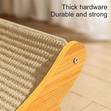 Крісло-лежанка для котів з сизалю | Клімат для котів | Місце для відпочинку та дряпання | Зносостійке ліжко-килимок для котів | Переносне котяче ліжко-гніздо