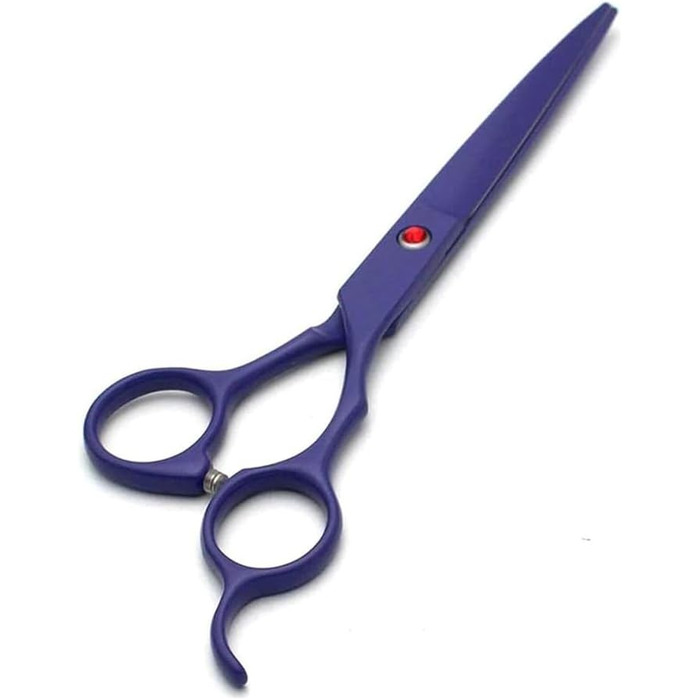 Професійна ножиця для собак, вигнута ножиця, ножиці для догляду за шерстю собак, набір BeautyScissors, підходить для стрижки шерсті тварин (фіолетовий)
