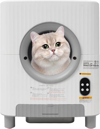 Автоматичний самоочисний лоток для котів з великим об'ємом. Електричний лоток для котів, інтелектуальний, самоочисний, великий, автоматичний.