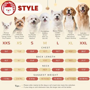 Пуловер для собак у стилі вінтаж, теплий пуловер для такс та інших порід, ідеальний для святкування Різдва, Хелловіну та Нового року. Нарядний пуловер середнього розміру (M), червоно-білий сніговик