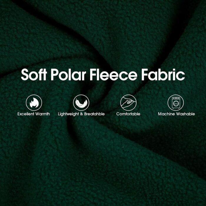 Світшот для собак IECOii з капюшоном, теплий пуловер для собак середнього розміру, зелений