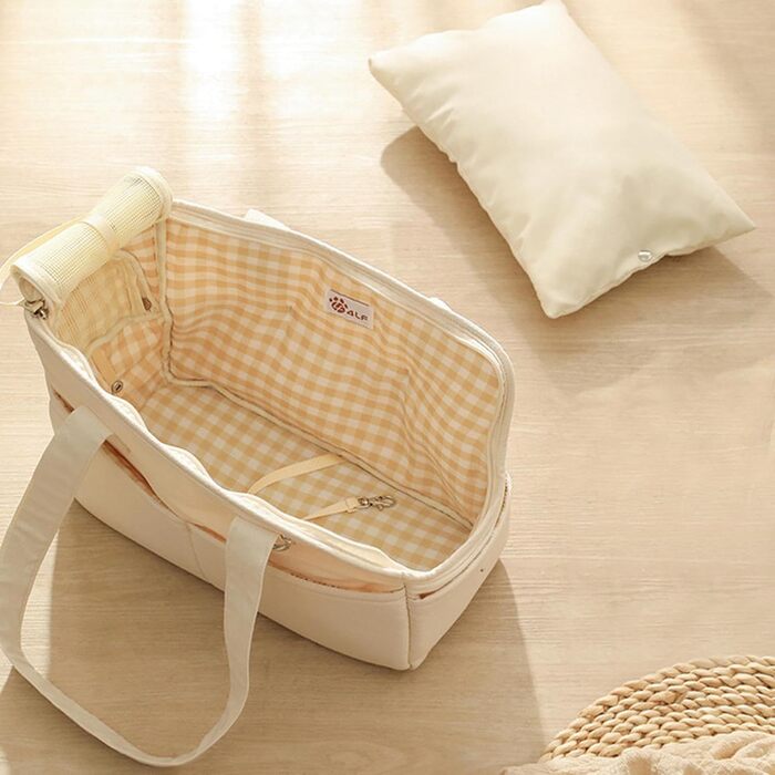 Сумка-переноска для собак та котів | Дихаюча переноска для тварин з кишенею | Сумка для цуценят | Регульований плечовий ремінь