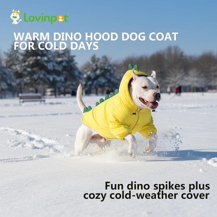 LovinPet Худі з капюшоном для собак середніх та великих порід, Large