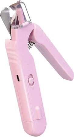 Електричний триммер для обрізки кігтів собак та котів 2-в-1 з LED-підсвічуванням та захисним насадком, ергономічний дизайн, для собак та котів будь-якого розміру