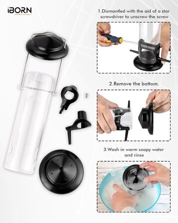 iBorn годівниця для птахів на підвіску, 2 шт. Зелена, металева, стійка до іржі, 8 дюймів