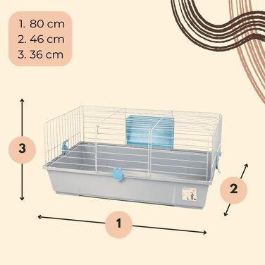 Клітка для кроликів та морських свинок, клітка для гризунів, кролячий садок, клітка для тварин Indoor