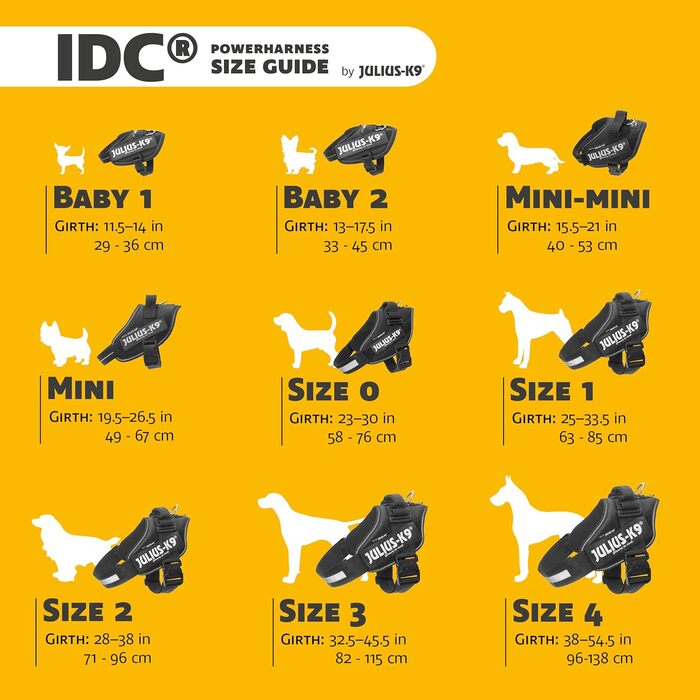 Шлея Julius-K9 IDC Stealth для собак, розмір 2XL/3, чорна